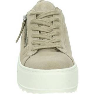 👉 Lage sneakers suede vrouwen beige Gabor 8719796813405