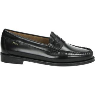 👉 Instappers leer vrouwen zwart G.H. Bass Penny instapschoenen 8719796458149