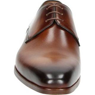 👉 Lage nette schoen brush leer men cognac Greve schoenen 8719796694448