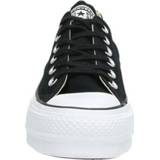 👉 Sneakers textiel vrouwen zwart Converse Chuck Taylor All Star Lift platform 8719448813951