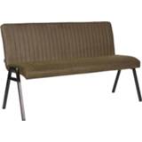 👉 Eettafelbank stof army green Label51 - Matz 145 cm Microvezel 8719323321366