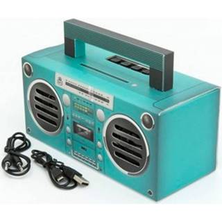 👉 Bluetooth speaker blauw GPO Bronx 5060237572263