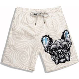 👉 Boardshort S5246 Men Beach Shorts 3D printing French Bulldog waterproof Fast drying Breathable Board Short