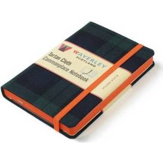 👉 Watch zwart large Commonplace Notebook Black Tartan Cloth 9781849344548
