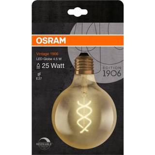 👉 Ledlamp OSRAM LED-lamp Energielabel: A (A+++ - G) E27 Bol 5 W Warmwit (Ã x l) 125.0 mm 178.0 1 stuk(s) 4058075270008