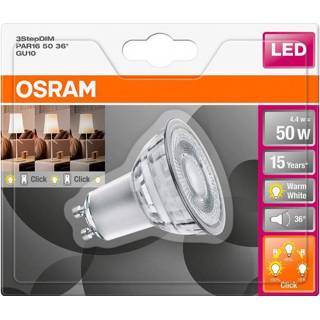 Ledlamp OSRAM LED-lamp Energielabel: A+ (A+++ - G) GU10 Reflector 5 W Warmwit (Ã x l) 50.0 mm 54.0 1 stuk(s) 4058075264243