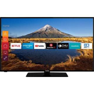 👉 Energielabel zwart Telefunken C58U446A LED-TV 147 cm 58 inch A++ (A++ - E) DVB-T2, DVB-C, DVB-S, UHD, Smart TV, WiFi, CI+*