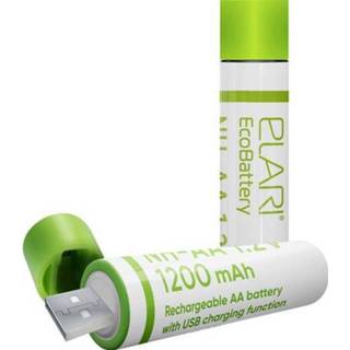 👉 Batterij Elari Eco-Battery Oplaadbare AA (penlite) NiMH 1200 mAh 1.2 V 2 stuks 4627078306757