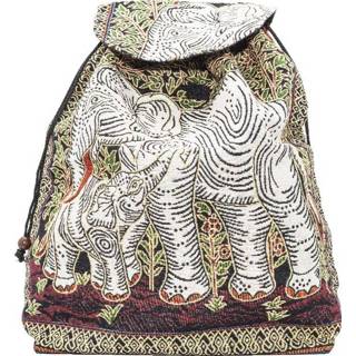 👉 Rugtas active Katoenen met Olifant Donker 8851109102216