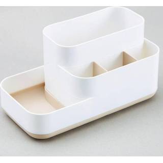 👉 Plastic K204 new creative storage box detachable grid finishing cosmetics desktop rack