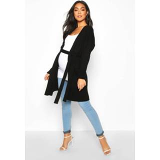 👉 Maternity Tie Waist Longline Wrap Cardigan