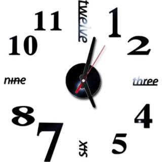 👉 Watch 40cm Modern 3D Frameless Wall Clock Style Watches Hours DIY Room Home Decorations Model