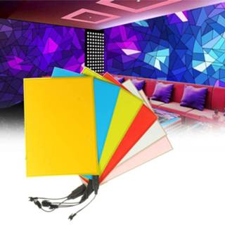 👉 Neonlamp LED EL Electroluminescent Wire Neon Light Tape for Party Home Car Decoration DC12V 210 x 148 mm