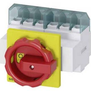 👉 Rood geel Belastbare scheidingsschakelaar Rood, 6-polig 16 mmÂ² 25 A 690 V/AC Siemens 3LD21033VK53 4011209491199