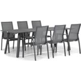 👉 Tuinset antracite dining sets grijs-antraciet Lifestyle Ultimate/Villagio 230 cm 7-delig