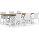 👉 Tuinset wit dining sets Lifestyle Rome/Florence 260 cm 7-delig