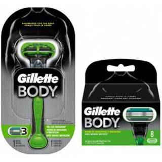 👉 Mes Gillette Combi Body Apparaat + 8 mesjes