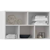 👉 Boekenkast/dressoir 45x25x80 cm spaanplaat hoogglans wit