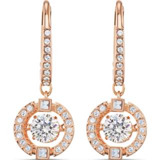 👉 Oorsteker PE vrouwen oorbel active Sparkling Dc Swarovski 5504753 - Drop Rosékleur Oorstekers 9009655047539