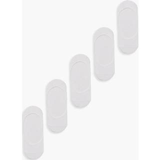 Sock wit vrouwen One Size 5 Pack Invisible Socks, White