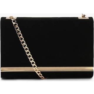 👉 Structured Suedette Clutch Bag and Chain