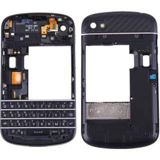 👉 Toetsen bord onderdelen active 3-in-1 voor BlackBerry Q10 (toetsenbord + middenframe-bezel achterplaatbehuizing cameralenspaneel) Volledige montagebehuizingsafdekking 6922281670533