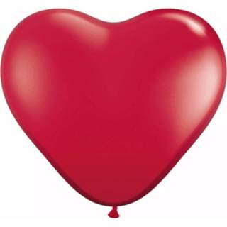 👉 Hartballon rood 100x Hart ballonnen