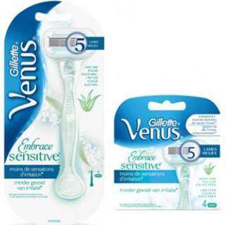 👉 Mes Gillette Combi Venus Embrace Sensitive Apparaat + 4 mesjes