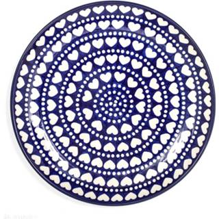 👉 Bord active blauw Bunzlau BLUE VALENTINE