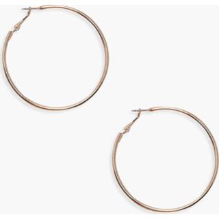 Rose goud One Size vrouwen Gold 6cm Hoop Earrings,