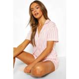 👉 Candy Stripe Jersey PJ Short Set, Pink