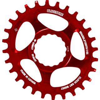👉 Kettingblad rood Blackspire Snaggletooth NW Cinch Oval Chainring BOOST - Kettingbladen 5055958011597