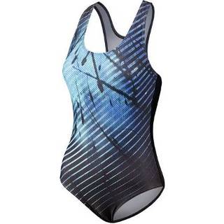 👉 BECO badpak, C-cup, gevoerd, borst support, soft cups, blauw/zwart, maat 44