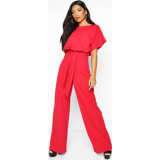 👉 Double Layer Jumpsuit, Red