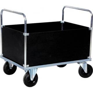 👉 Staal 02-6107VZ Vierwandwagen Verzinkt Laadvermogen (max.): 500 kg 360000989065