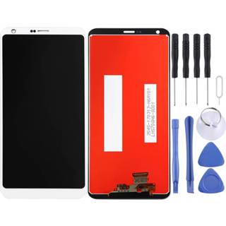 👉 Digitizer active onderdelen wit Lcd-scherm en Full Assembly voor LG G6 / H870 H871 H872 LS993 VS998 (wit) 6922265748876