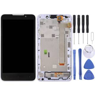 Digitizer active onderdelen wit Voor HTC Desire 516/316 LCD-scherm en volledige montage met frame (wit) 7442935814896