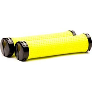 👉 Handvat one-size-fits-all Neon Yellow Chromag Basis Grips - Handvatten 826974003249