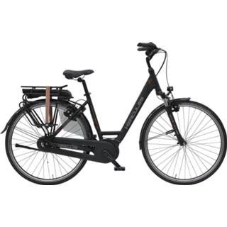 👉 Elektrische fiets antraciet grijs active vrouwen Hercules Montfoort dames mat 50cm 400 Watt