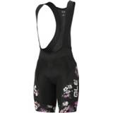 👉 Alé Women's Graphics PRR Fiori Bib Shorts - Korte fietsbroek met bretels