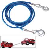 👉 Active blauw 5 ton stalen kabel voor het trekken van een voertuig, lengte: 4m (blauw) 6922030710879