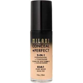 👉 Concealer beige Milani Conceal + Perfect 2in1 Foundation 03A1 Pure 30 ml 717489700252