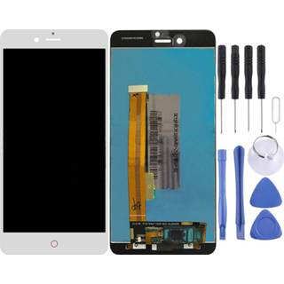 👉 Digitizer onderdelen active wit ZTE Nubia Z11 miniS / NX549J LCD-scherm en volledige montage (wit) 7442935832876