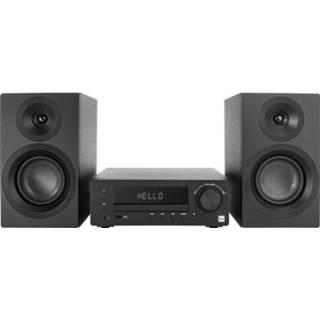 👉 Stereoset zwart Dual DAB-MS 170 Bluetooth, CD, DAB+, FM, USB, AUX Incl. luidspreker 2 x 25 W 4260136675886