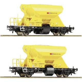 👉 Roco 76154 H0 2-delige set grindwagens van de SBB 9005033761547