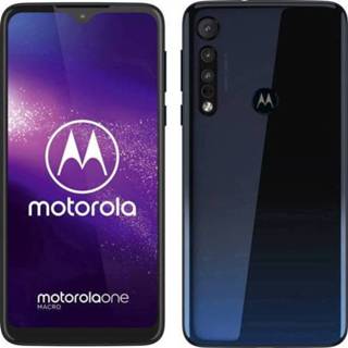 👉 Smartphone blauw Motorola One Macro 64 GB 6.2 inch (15.7 cm) Dual-SIM Android 9.0 13 Mpix 723755137639