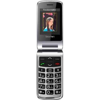 👉 Zwart Beafon SL595 Clamshell telefoon Zwart-zilver 9120042772824