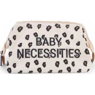 👉 Toilettas beige katoen mix jongens baby's CHILDHOME Baby Necessities Leopard 5420007156176