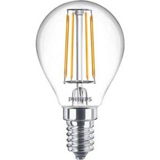 👉 Ledlamp Philips Lighting LED-lamp Energielabel: A++ (A++ - E) E14 Peer 4.3 W = 40 Warmwit (Ã x l) 45 mm 82 1 stuk(s) 8718696587256