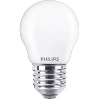 👉 Ledlamp Philips LED-lamp Energielabel: A++ (A++ - E) E27 Kogel 6.5 W = 60 Koudwit (Ã x l) 4.5 cm 7.8 Niet dimbaar 1 stuk(s) 8718699648565